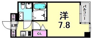 セレニテ甲子園Iの物件間取画像